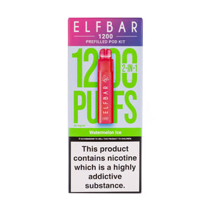 Elf Bar 1200 Pod Kit Watermelon Ice