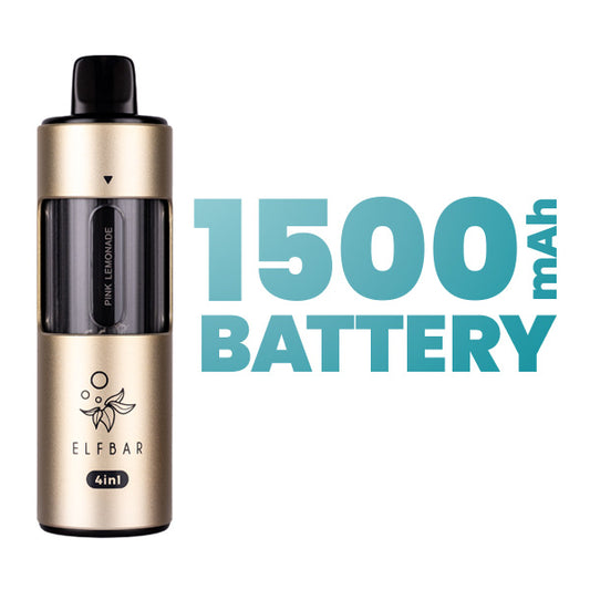 Elf Bar 4-in-1 pod kit - 1500mAh battery