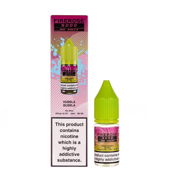 Elux Firerose 5000 Hubble Bubbla Nic Salt E-Liquid | Any 3 for £10