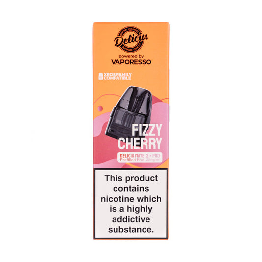 Fizzy Cherry Deliciu Mate Prefilled Pods by Deliciu