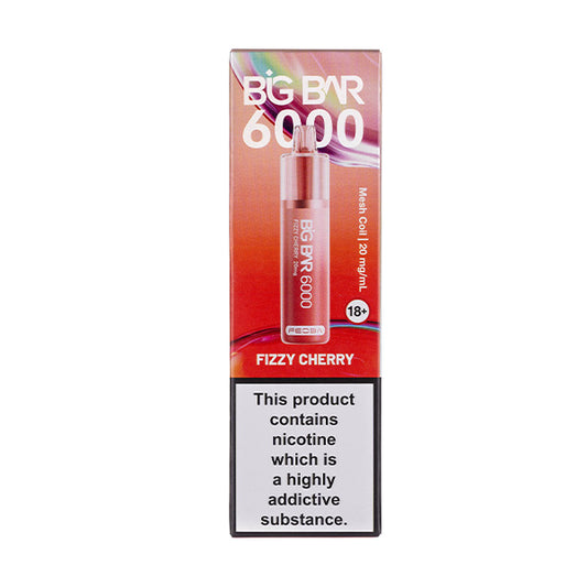 Feoba Big Bar 6000 Disposable Vape - Fizzy cherry