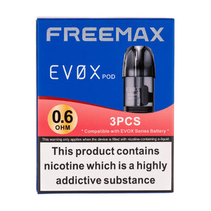 Freemax Evox Replacement Pods- 0.6ohms