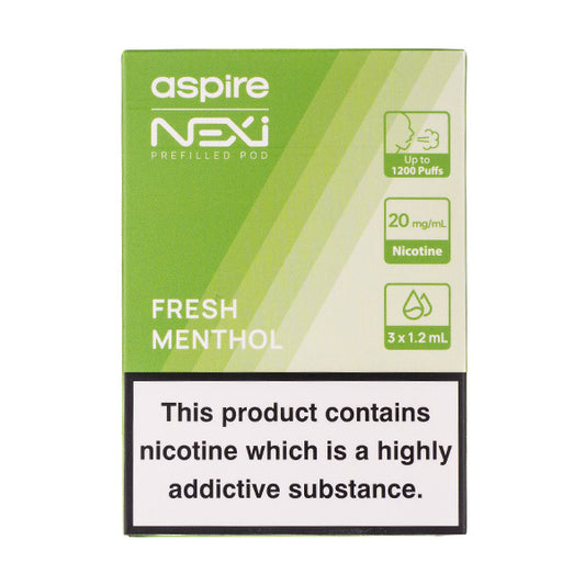 Fresh Menthol Nexi One Prefilled Pods by Aspire
