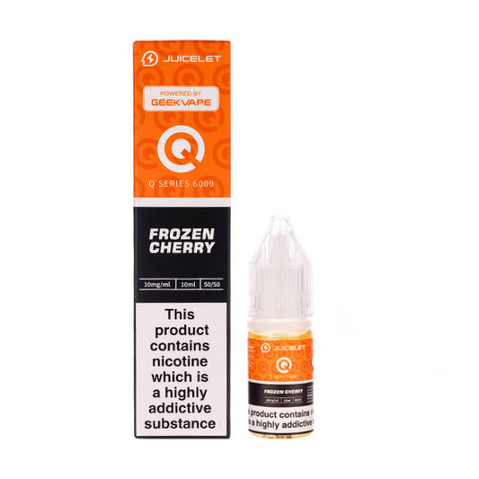 Frozen Cherry Q Series 6000 Nic Salt E-Liquid by Juicelet