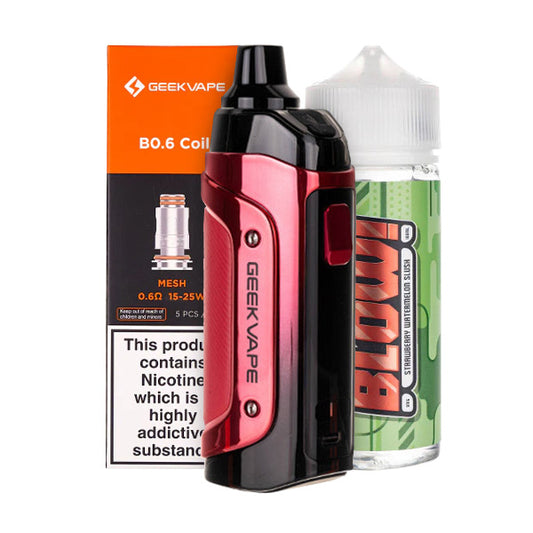 Geek Vape Aegis Boost 3 Pod Kit Bundle - Midnight Red