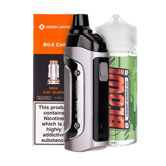 Geek Vape Aegis Boost 3 Pod Kit Bundle - Silver