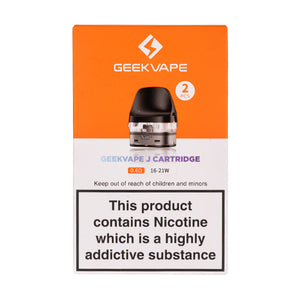 Geek Vape J Replacement Pods
 - 0.6ohm