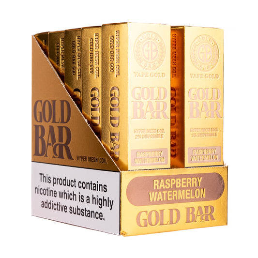 Gold Bar 600 Disposable Vape [Pack of 10]