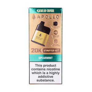 Gold Bar Apollo 20k Pod Kit - Spearmint