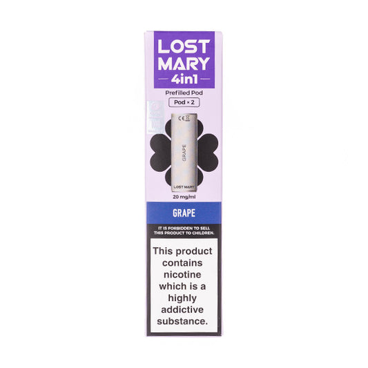 Grape 4-in-1 Prefilled Pods by Lost Mary
