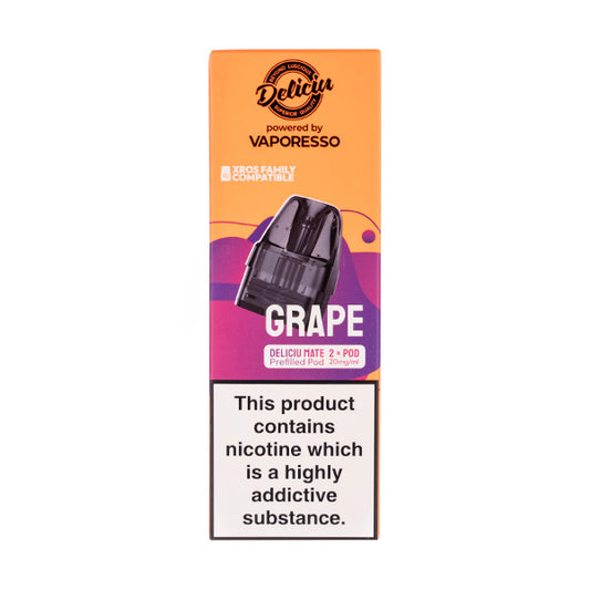 Grape Deliciu Mate Prefilled Pods by Deliciu