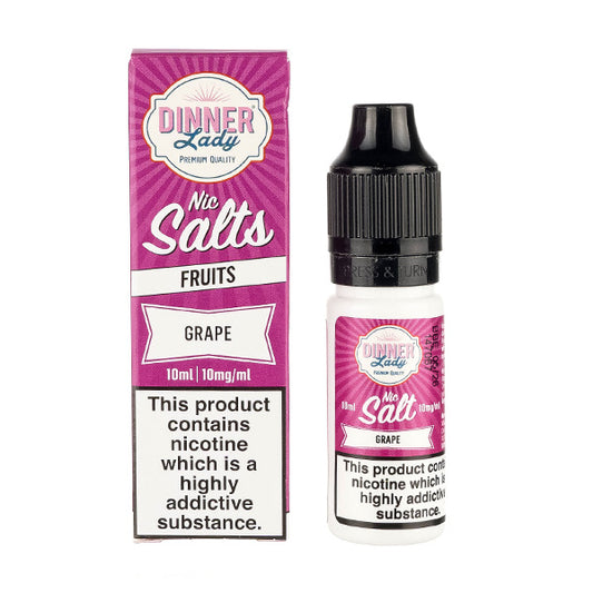 Dinner Lady Nic Salt E-Liquid - Grape