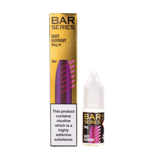 Grape Raspberry Nic Salt E-Liquid by Bar Series Gold Edition
