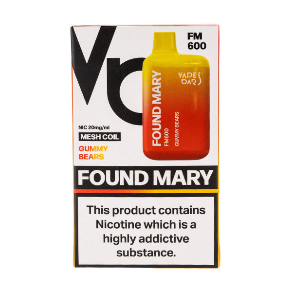 Found Mary FM600 Disposable Vape - Any 5 For £20 | Next Day Delivery