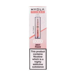 HYOLA Promax 6000 Disposable Vape - Juicy Peach