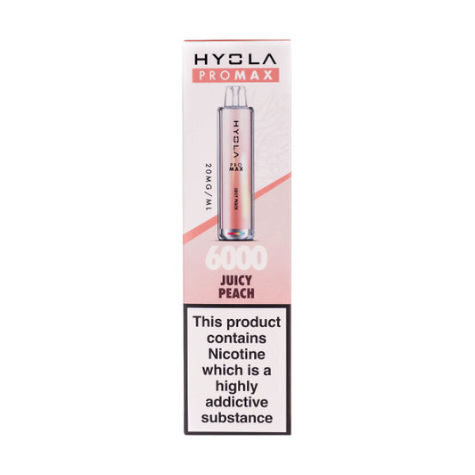 HYOLA Promax 6000 Disposable Vape - Juicy Peach