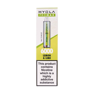 HYOLA Promax 6000 Disposable Vape - Lemon & Lime