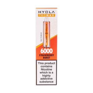 HYOLA Promax 6000 Disposable Vape - Strawberry Burst