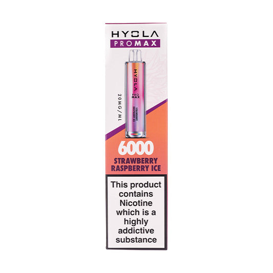 HYOLA Promax 6000 Disposable Vape - Strawberry Raspberry Ice