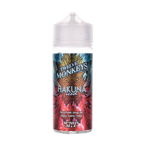 Hakuna Iced 100ml Shortfill by Twelve Monkeys Ice Age