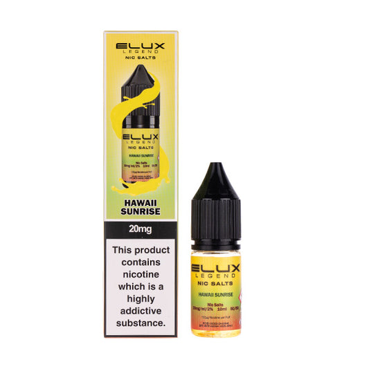 Hawaii Sunrise Nic Salt E-Liquid by Elux Legend