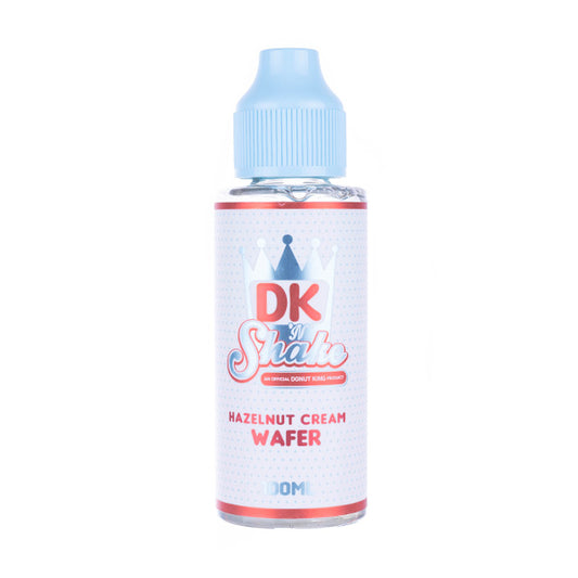 Hazelnut Cream Wafer 100ml Shortfill E-Liquid by Donut King Shakes