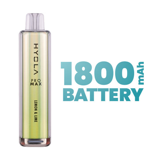 HYOLA Pro Max 6000 Disposable Vape - 1800mAh battery