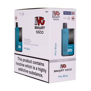 IVG Smart 5500 Disposable Vape [Pack of 5] - Pro Blue