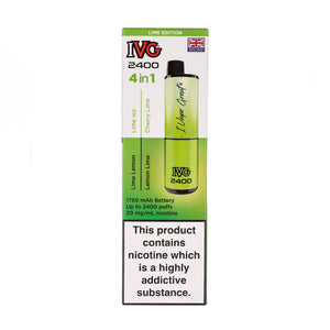 IVG 2400 Disposable Vape - Lime Edition