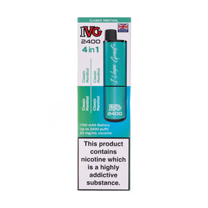 IVG 2400 Prefilled Pod Kit - Classic Menthol