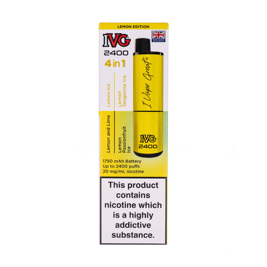 IVG 2400 Prefilled Pod Kit - Lemon Editon