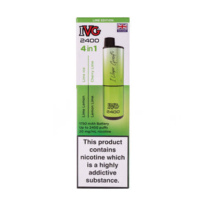 IVG 2400 Prefilled Pod Kit - Lime Edition