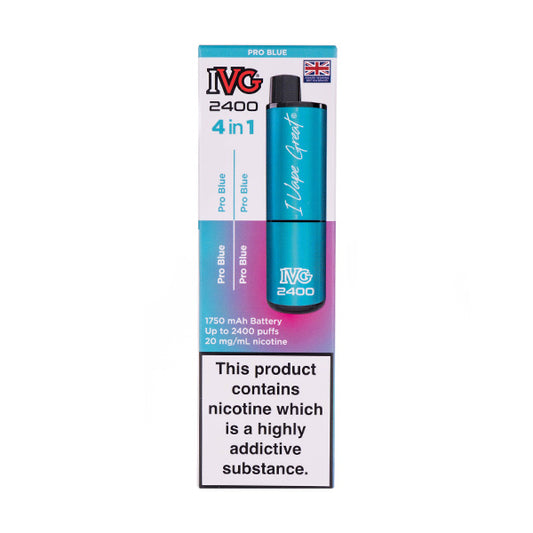 IVG 2400 Prefilled Pod Kit - Pro Blue