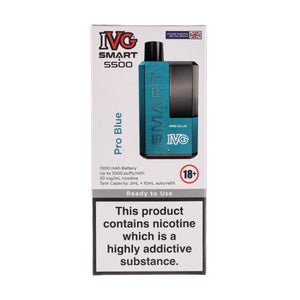 IVG Smart 5500 Disposable Vape - Pro Blue