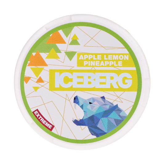 Extreme Apple Lemon Pineapple Nicotine Pouches by Iceberg