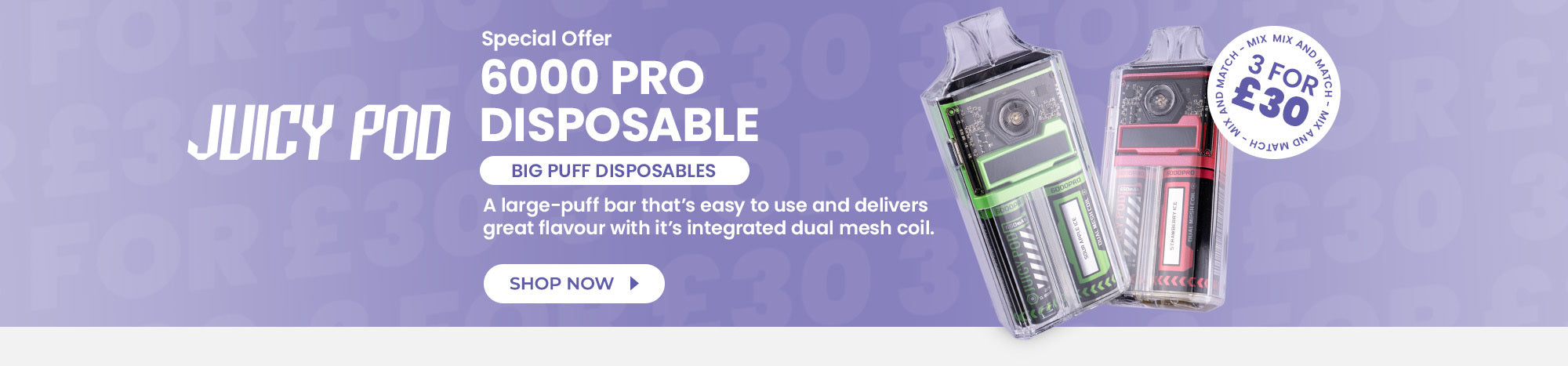 Discover the Juicy Pod 6000 Pro Disposable