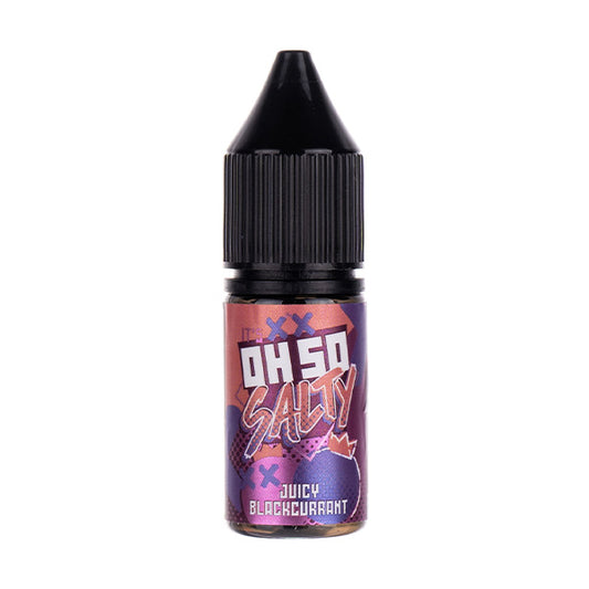 Juicy Blackcurrant Nic Salt E-Liquid by Oh So Salty