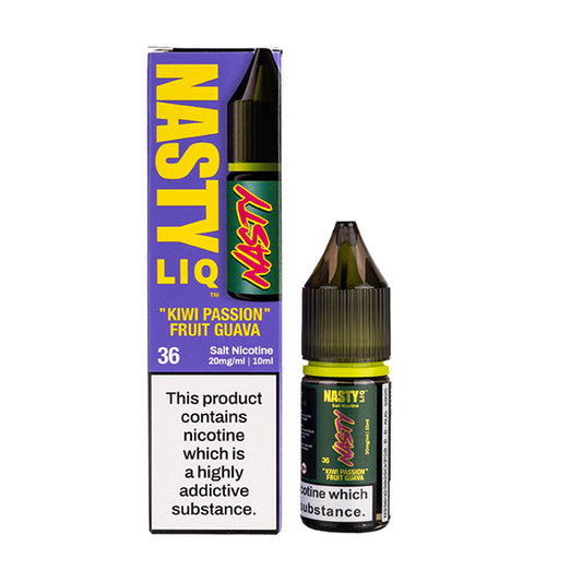 Kiwi Passionfruit Guava Nic Salt E-Liquid by Nasty Liq