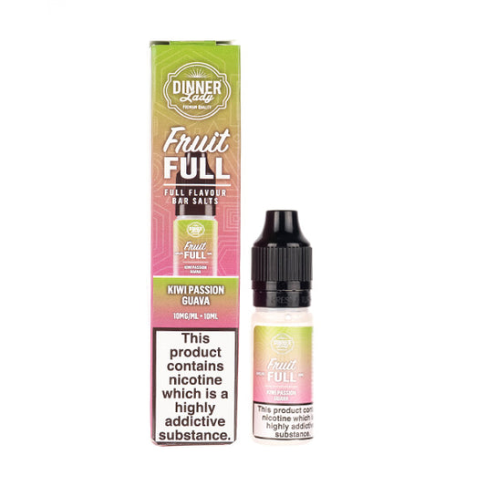 Kiwi Passion Guava Nic Salt E-Liquid by Dinner Lady Fruit Full Bar Salts