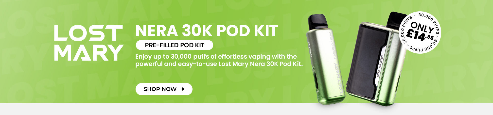 Discover the Lost Mary Nera 30K Pod Kit