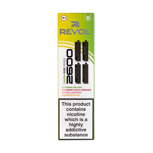 Lemon 4-in-1 2600 Prefilled Pods by Revol