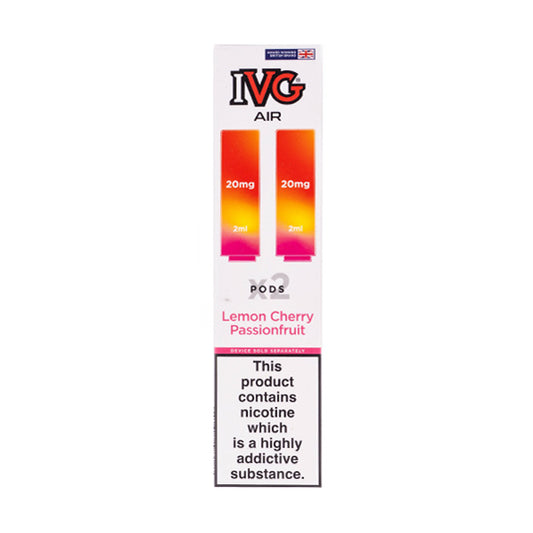 Lemon Cherry Passionfruit IVG Air Pro Prefilled Pods