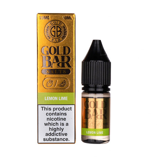 Lemon Lime Nic Salt E-Liquid by Gold Bar