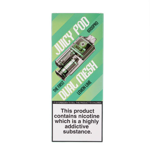 Juicy Pod 6000 Pro Disposable - lemon lime