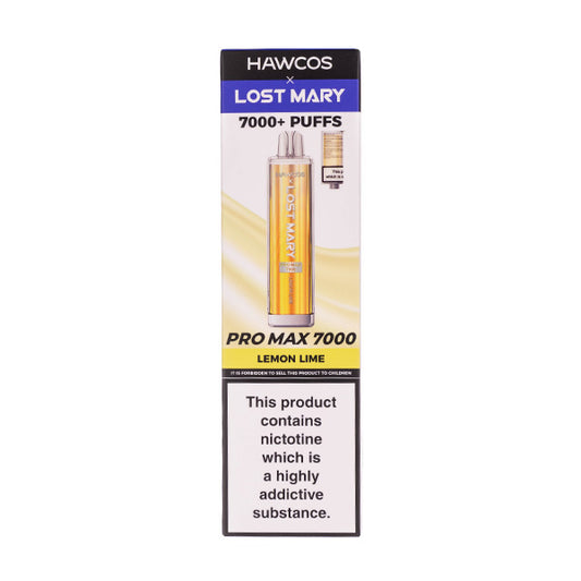 Lost Mary x Hawcos Pro Max 7000 Disposable Vape - Lemon Lime