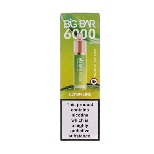 Feoba Big Bar 6000 Disposable Vape - Lemon lime