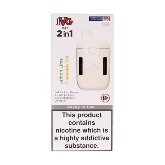 IVG Air 2-in-1 Pod Kit- Cream Kit