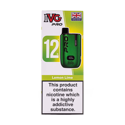 IVG Pro 12 Disposable Vape - Lemon Lime