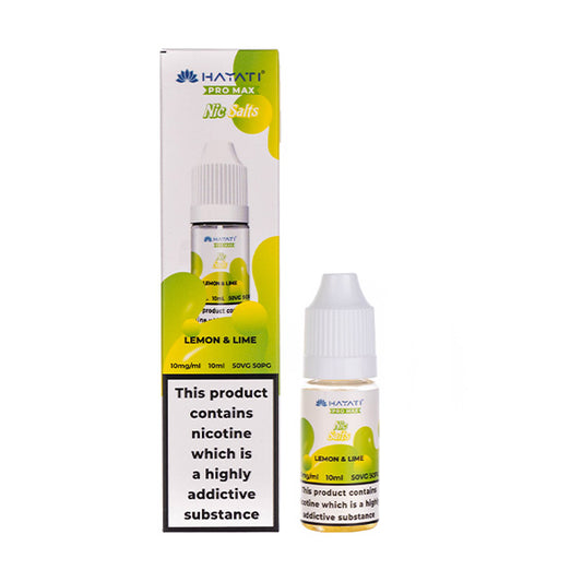 Lemon and Lime Nic Salt E-Liquid by Hayati Pro Max