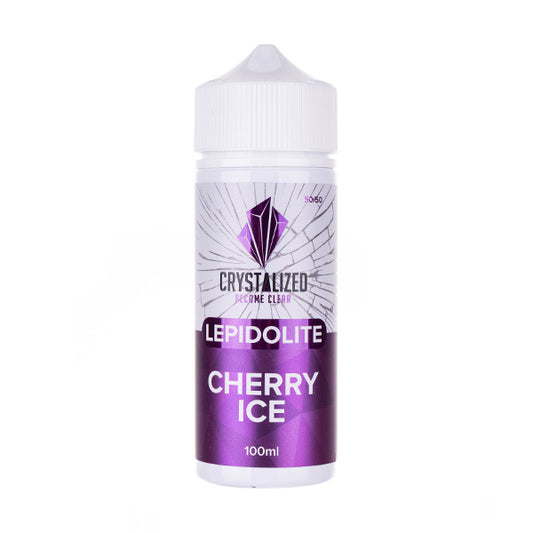 Lepidolite Cherry Ice 100ml (50/50) Shortfill E-Liquid by Crystalized